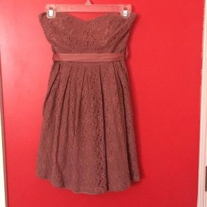 Short strapless dress